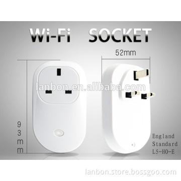2016 Newest wifi socket Android phone / Iphone remote control Smart socket Home Automation No host server needed